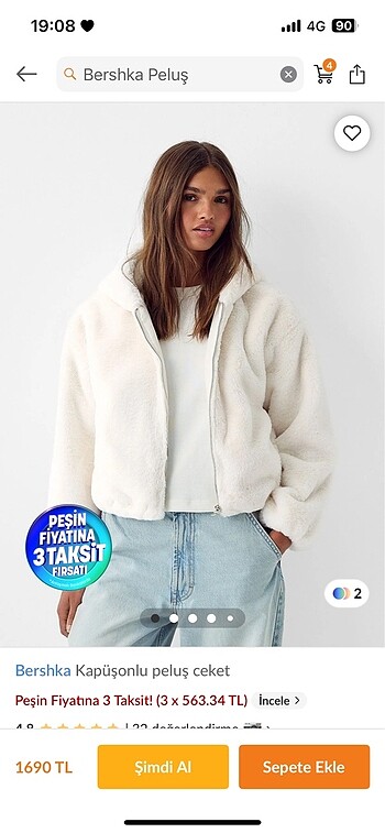Bershka kürk yeni sezon