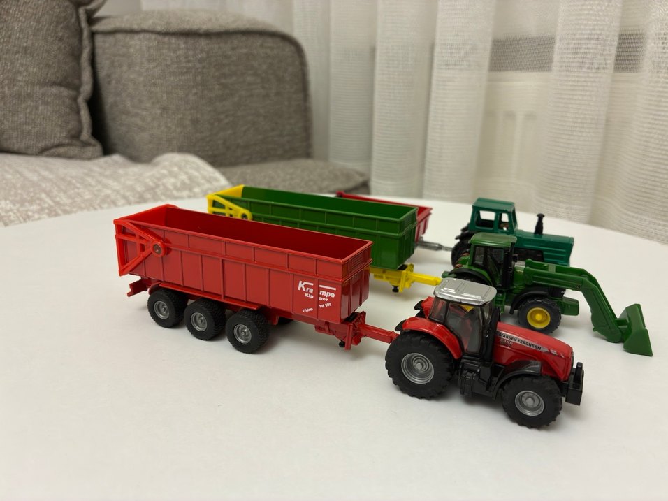 Siku majorette metal  traktör - Görsel 5