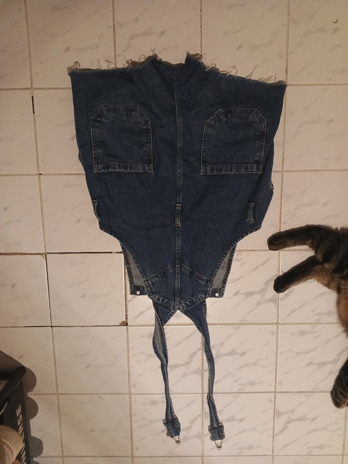 Koyu Mavi Kot Tulum - Görsel 3