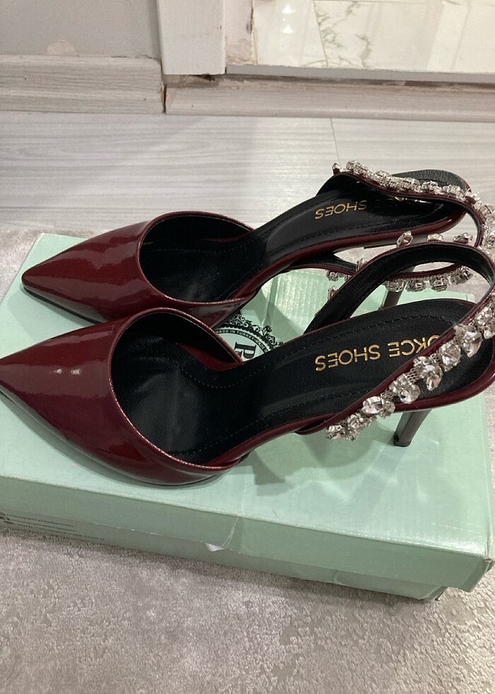 Bordo ayakkabı - Görsel 2