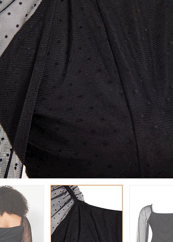 Uzun Kollu Siyah Dantel Detaylı Gotik Bluz - Görsel 3