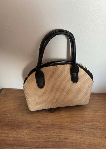 Bej Bohem Kadın El Çantası Fermuarlı - Görsel 2