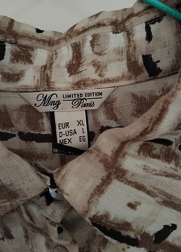 xl Beden Keten elbise #mango