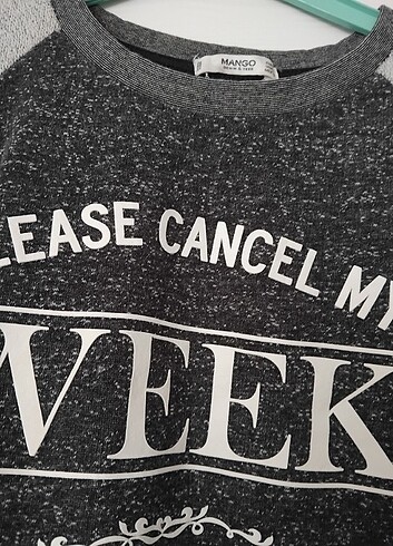 m Beden siyah Renk Mango Sweattshirt.