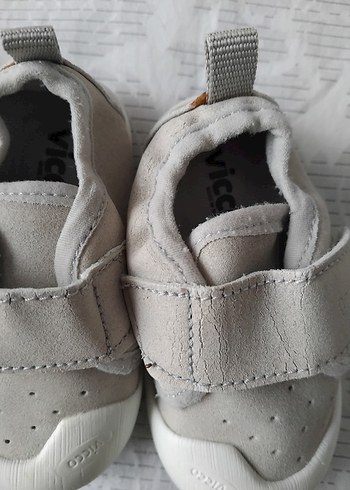 Gri Erkek Çocuk Sneakers Cırt Cırtlı - Görsel 4