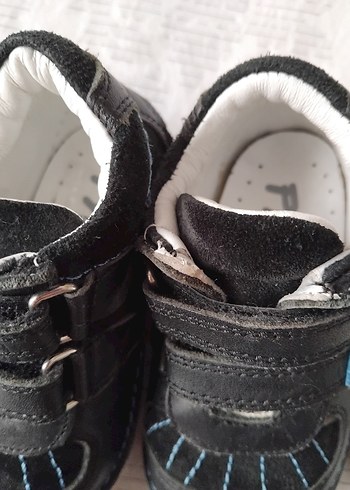 Gri Erkek Çocuk Sneakers Cırt Cırtlı - Görsel 5