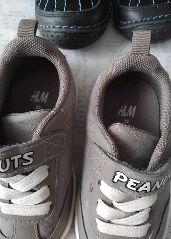 Gri Erkek Çocuk Sneakers Cırt Cırtlı - Görsel 2