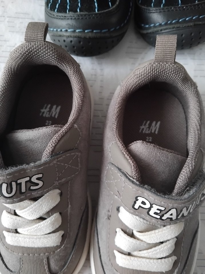 Gri Erkek Çocuk Sneakers Cırt Cırtlı - Görsel 2