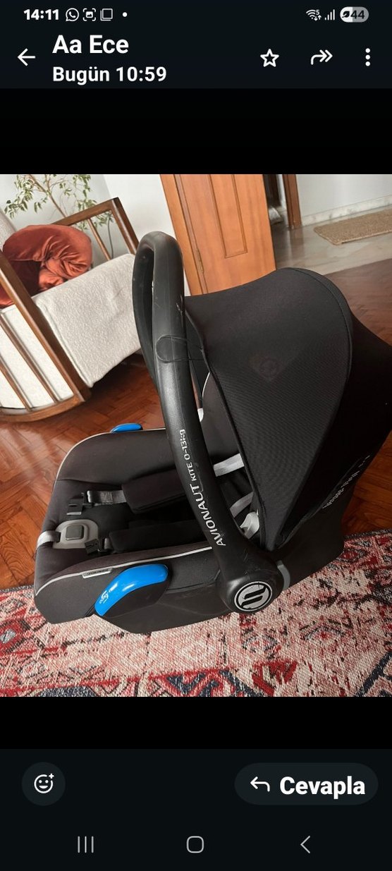 Siyah Bebek Oto Koltuğu - Görsel 3