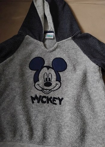 Gri Nakışlı Fermuarlı Bebek Erkek Takım - Görsel 6