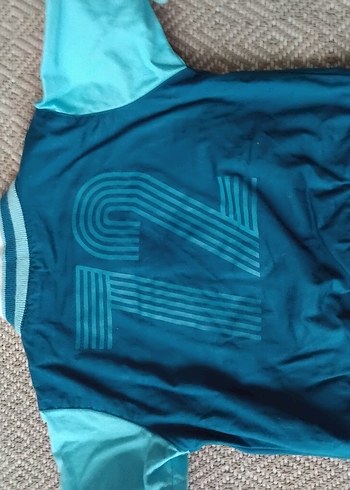 Düğmeli Erkek Çocuk Mavi Street Wear Ceket - Görsel 2