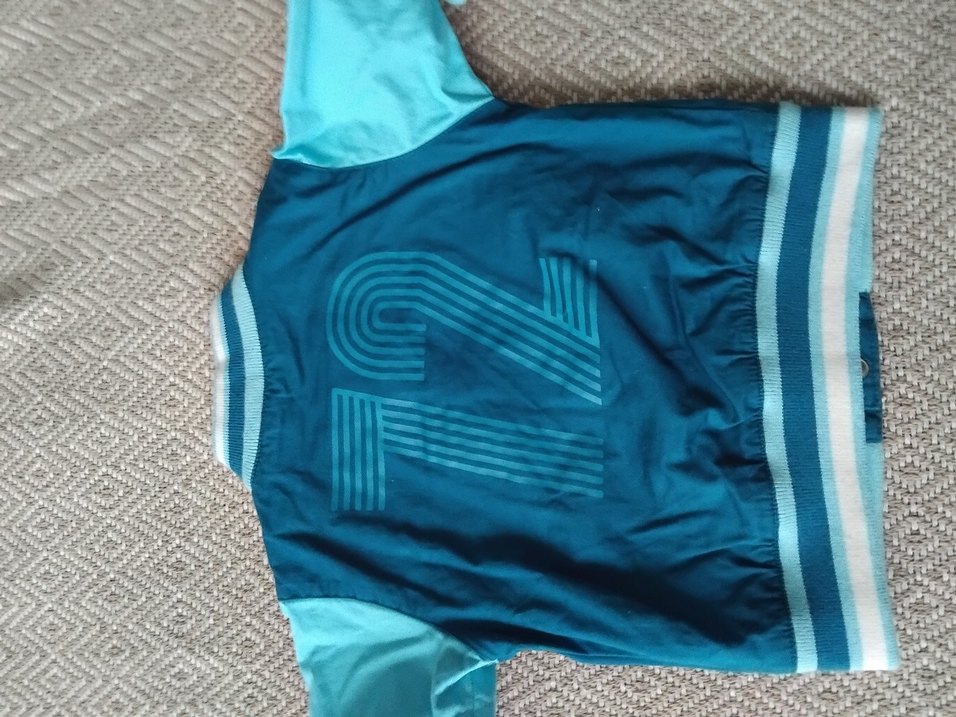 Düğmeli Erkek Çocuk Mavi Street Wear Ceket - Görsel 2