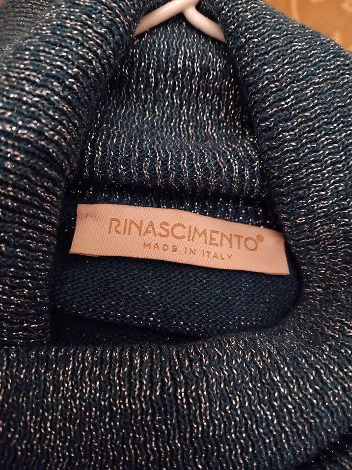 Gri Uzun Kollu Boğazlı Triko Kadın Süveter - Görsel 3