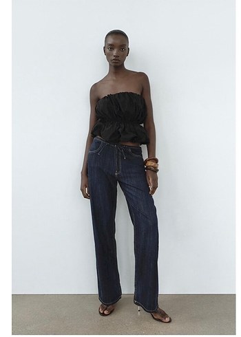 Zara Kadın Siyah Top