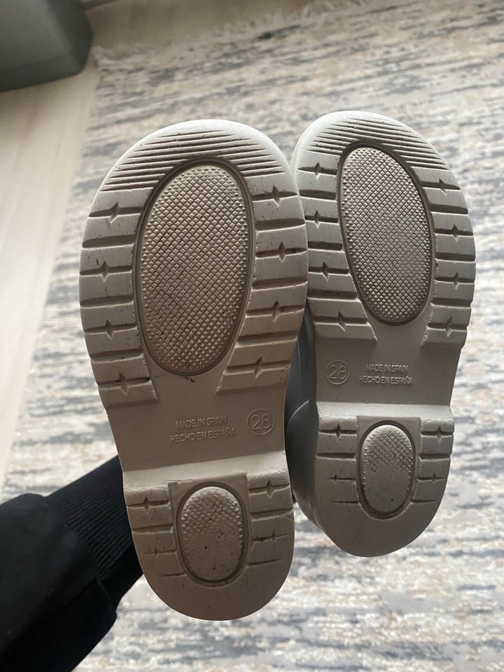 Kız Çocuk Gri Kürklü Lastik Bot - Görsel 5