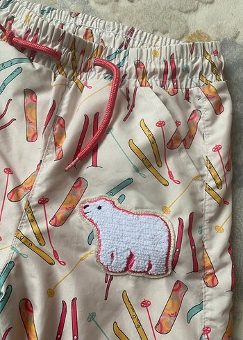 Nakışlı Çok Renkli Kız Çocuk Pantolonu kar pantolonu - Görsel 2