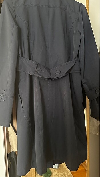 s Beden lacivert Renk trenchcoat