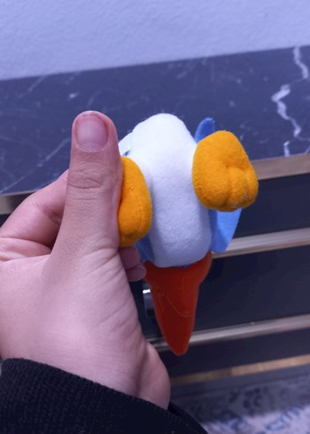 Renkli Mavi Peluş Oyuncak Kuş