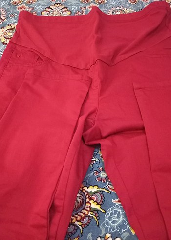Kırmızı LC Waikiki Hamile Pantolonu - Görsel 3