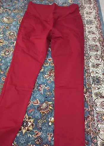 Kırmızı LC Waikiki Hamile Pantolonu - Görsel 4