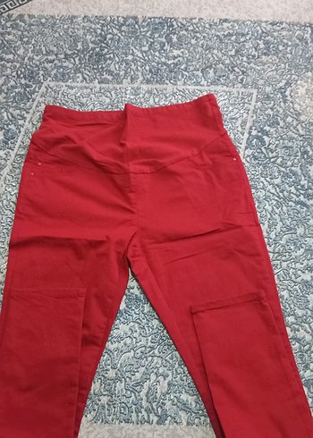 Kırmızı LC Waikiki Hamile Pantolonu - Görsel 2