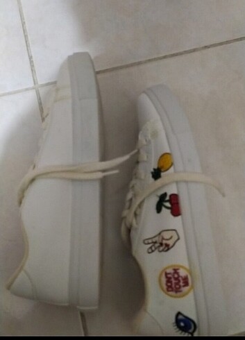 38 Beden Beyaz ayakkabı 