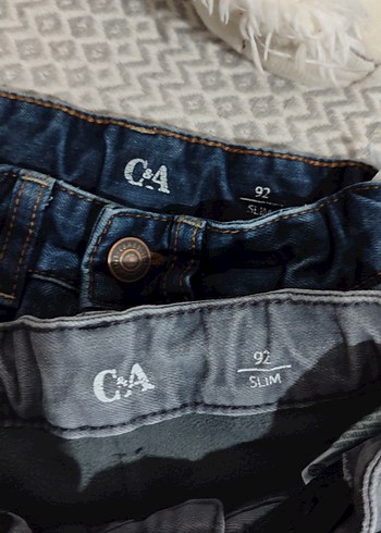 18-24 Ay Beden gri Renk Gri Erkek Çocuk Regular Fit Denim Pantolon