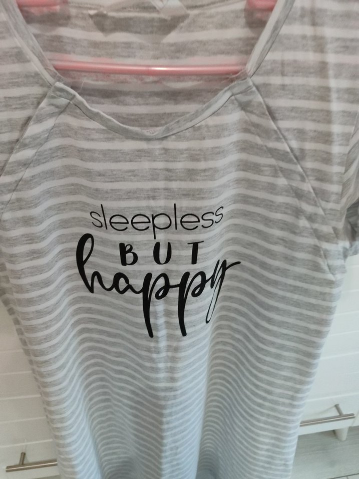 Gri Çizgili Hamile Midi Elbise - Görsel 2