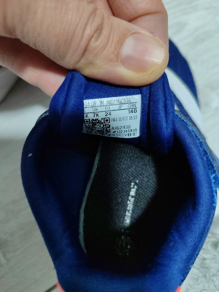 Erkek Çocuk Mavi Spor Ayakkabı Velcro - Görsel 5