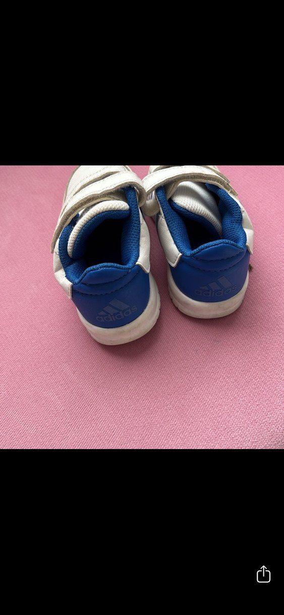 Erkek Çocuk Beyaz Cırt Cırtlı Spor Ayakkabı - Görsel 2