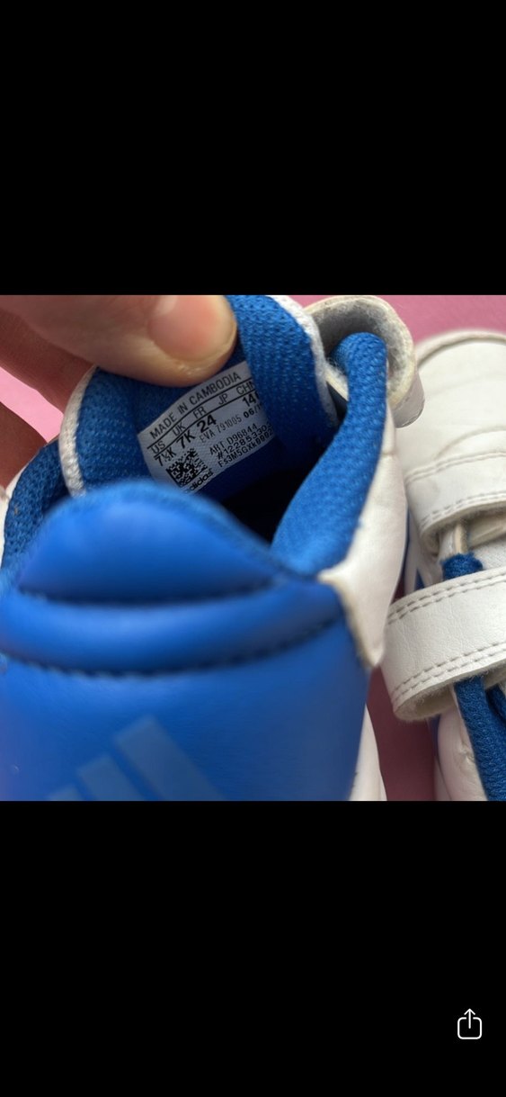 Erkek Çocuk Beyaz Cırt Cırtlı Spor Ayakkabı - Görsel 3