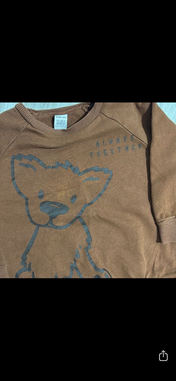 Kahverengi Baskılı Bebek Erkek Takım - Görsel 3