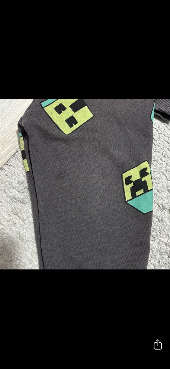 Erkek Çocuk Gri Baskılı Rahat Eşofman Takımı - Görsel 5