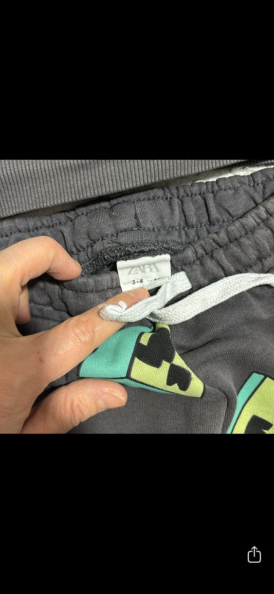 Erkek Çocuk Gri Baskılı Rahat Eşofman Takımı - Görsel 3