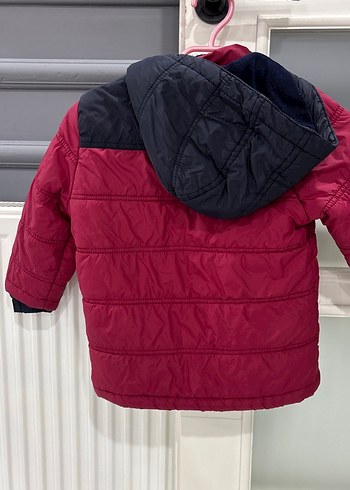 Bordo Fermuarlı Erkek Çocuk Mont - Görsel 4