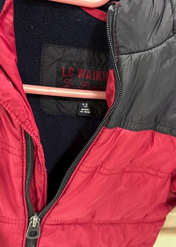 Bordo Fermuarlı Erkek Çocuk Mont - Görsel 2