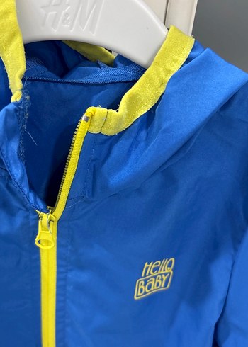 Erkek Çocuk Mavi Fermuarlı Yağmurluk - Görsel 2
