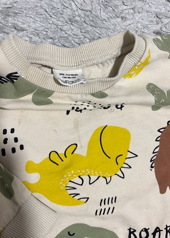 Uzun Kollu Erkek Sweatshirt - Rahat Kesim - Görsel 3