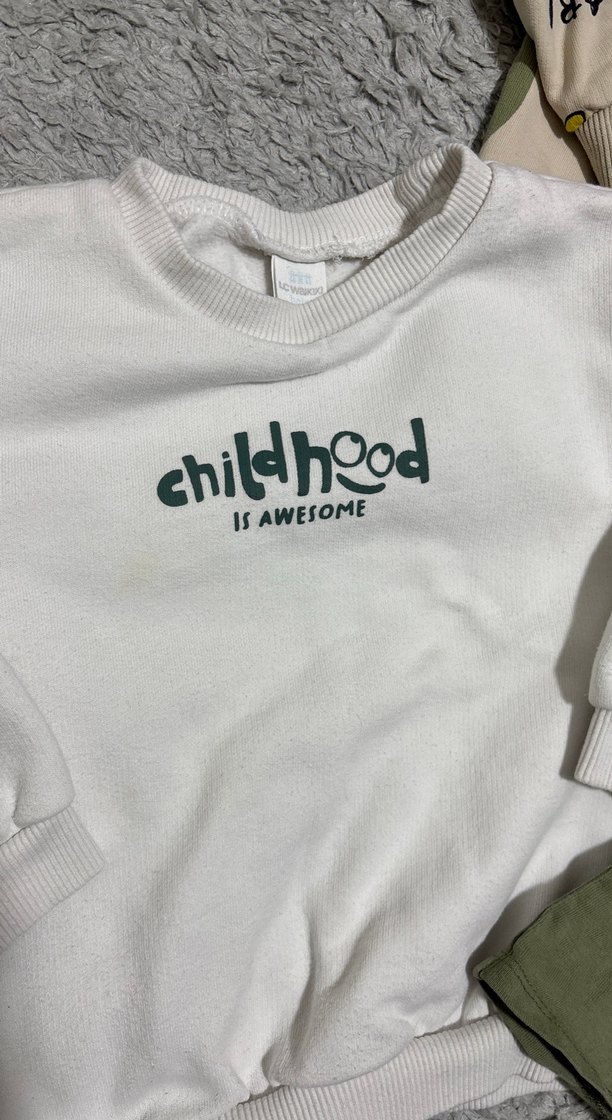 Uzun Kollu Erkek Sweatshirt - Rahat Kesim - Görsel 4