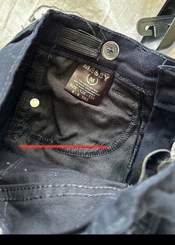 Siyah Mini Denim Etek - Görsel 3
