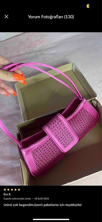 Zara Pembe çanta