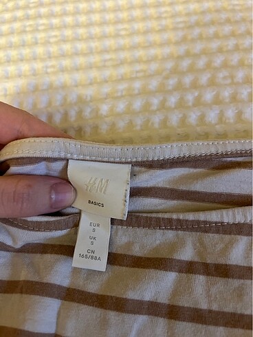 H&M H&M Çizgili Uzun Kollu Bluz