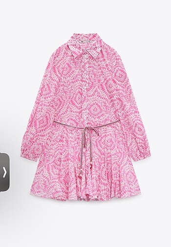 m Beden pembe Renk Zara Pembe Elbise