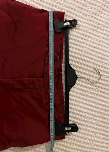 Mango Bordo Slim Fit Pantolon - Tertemiz - Görsel 4