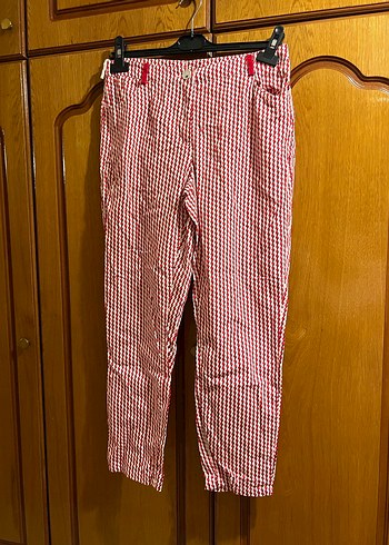 Yargıcı Desenli Cigarette Pantolon - Görsel 2