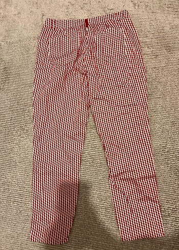 Yargıcı Desenli Cigarette Pantolon - Görsel 10