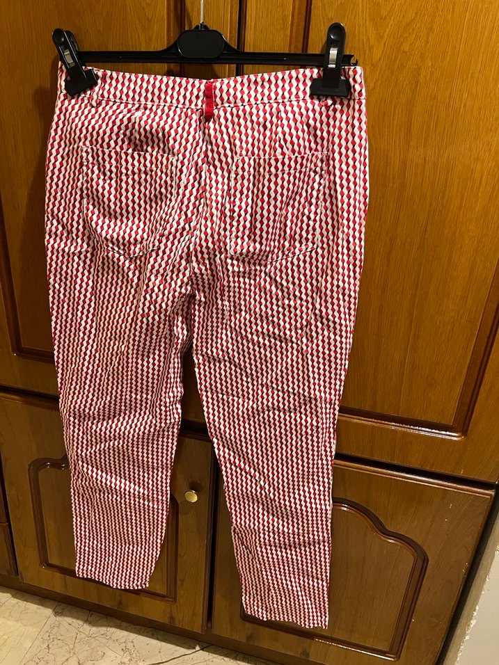 Yargıcı Desenli Cigarette Pantolon - Görsel 3