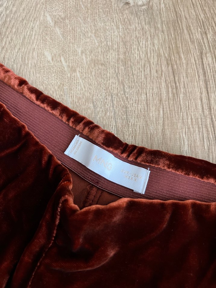 Mango Kadife Dokulu Pantolon - M Beden - Görsel 4