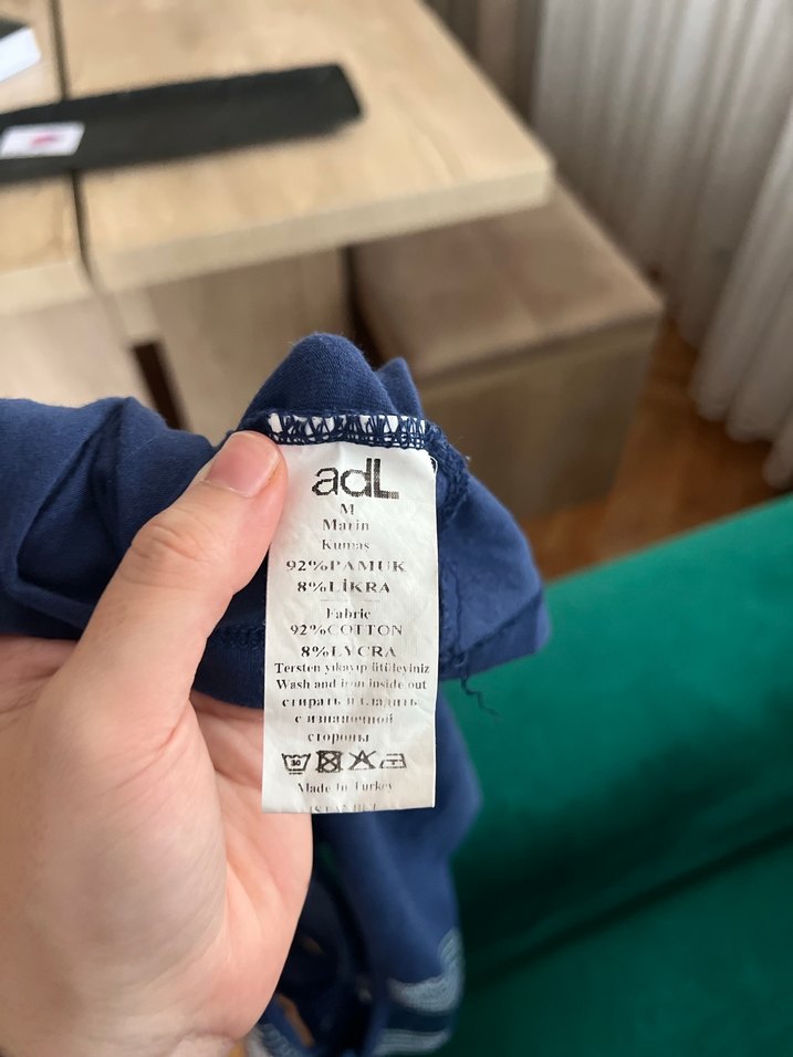 adL Payet Detaylı Marin Atlet - M Beden - Görsel 4