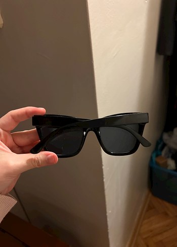  Mango Siyah Retro / Oversize Güneş Gözlüğü - Görsel 2